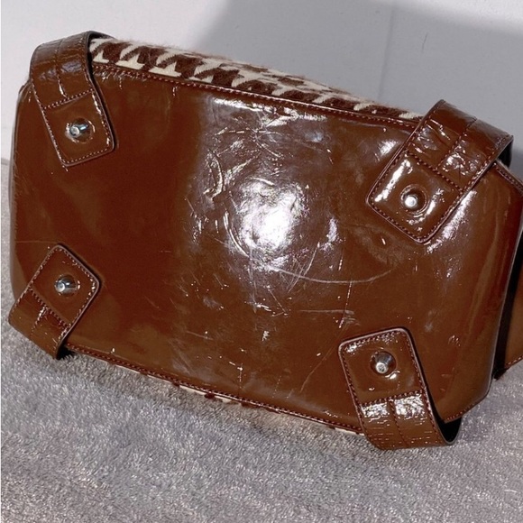 Aldo Brown Houndstooth Purse - Picture 6 of 6